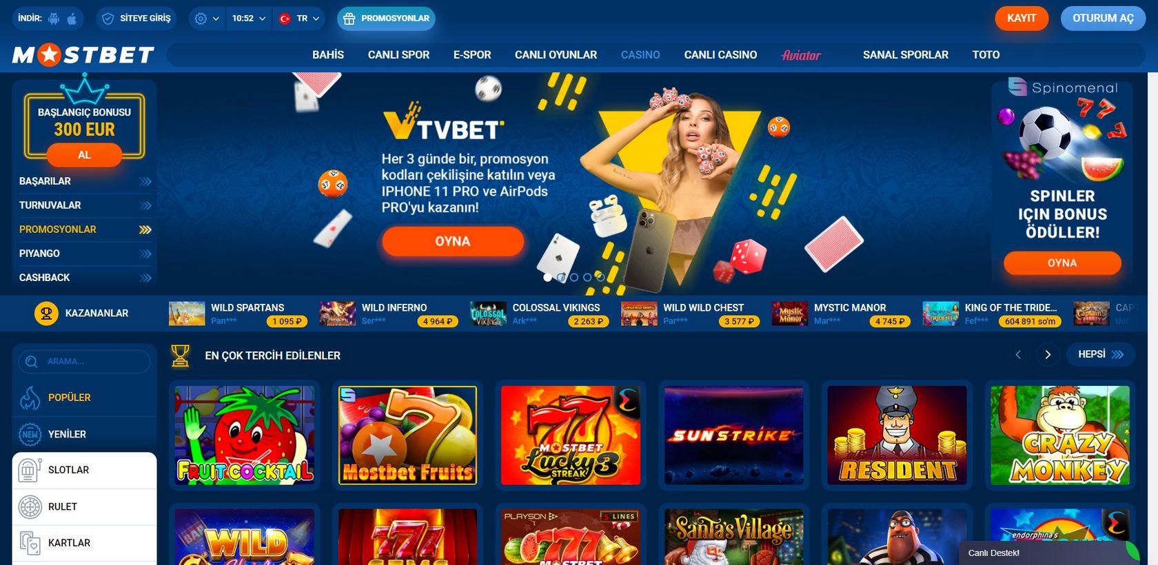 Mostbet TR Resmi Web Sitesine Giriş Yapın ve Kaydolun